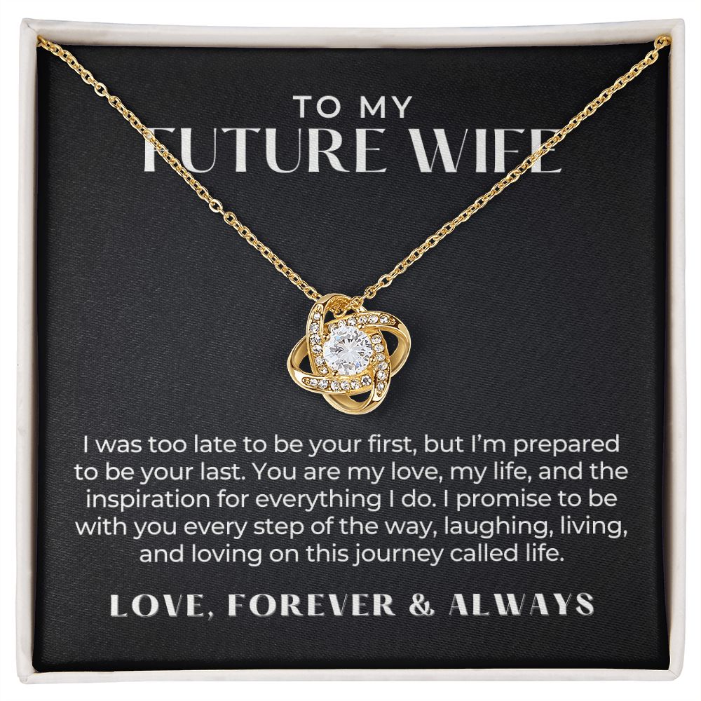 Future Wife, Mrs. Gift | Every Step Necklace 0715T8