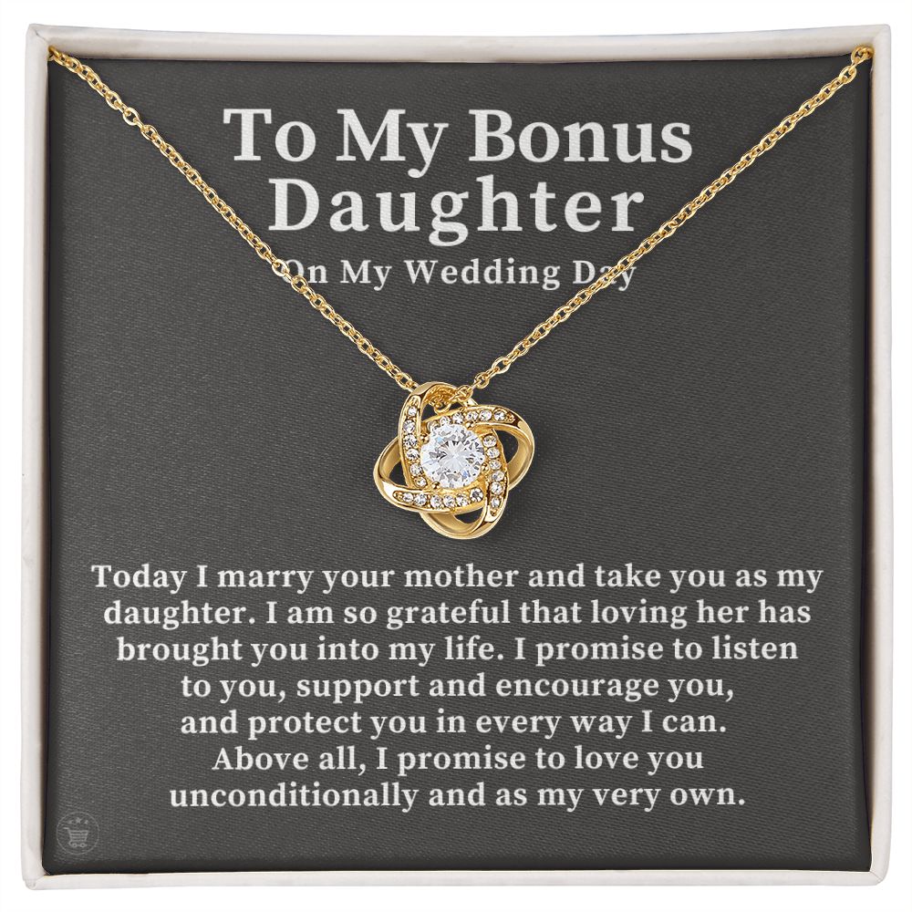 Stepdaughter Wedding Gift | Promise Necklace 0551T13