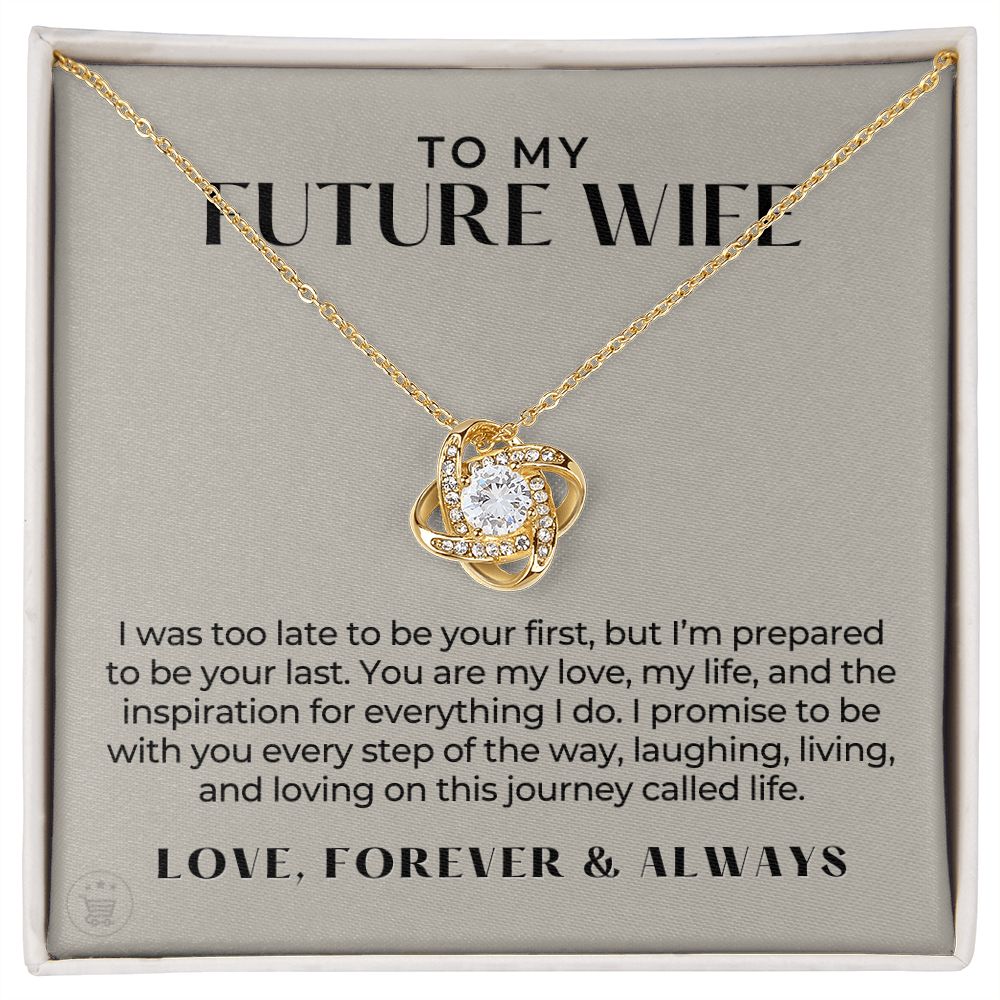 Future Wife, Mrs. Gift | Every Step Necklace 0715T7
