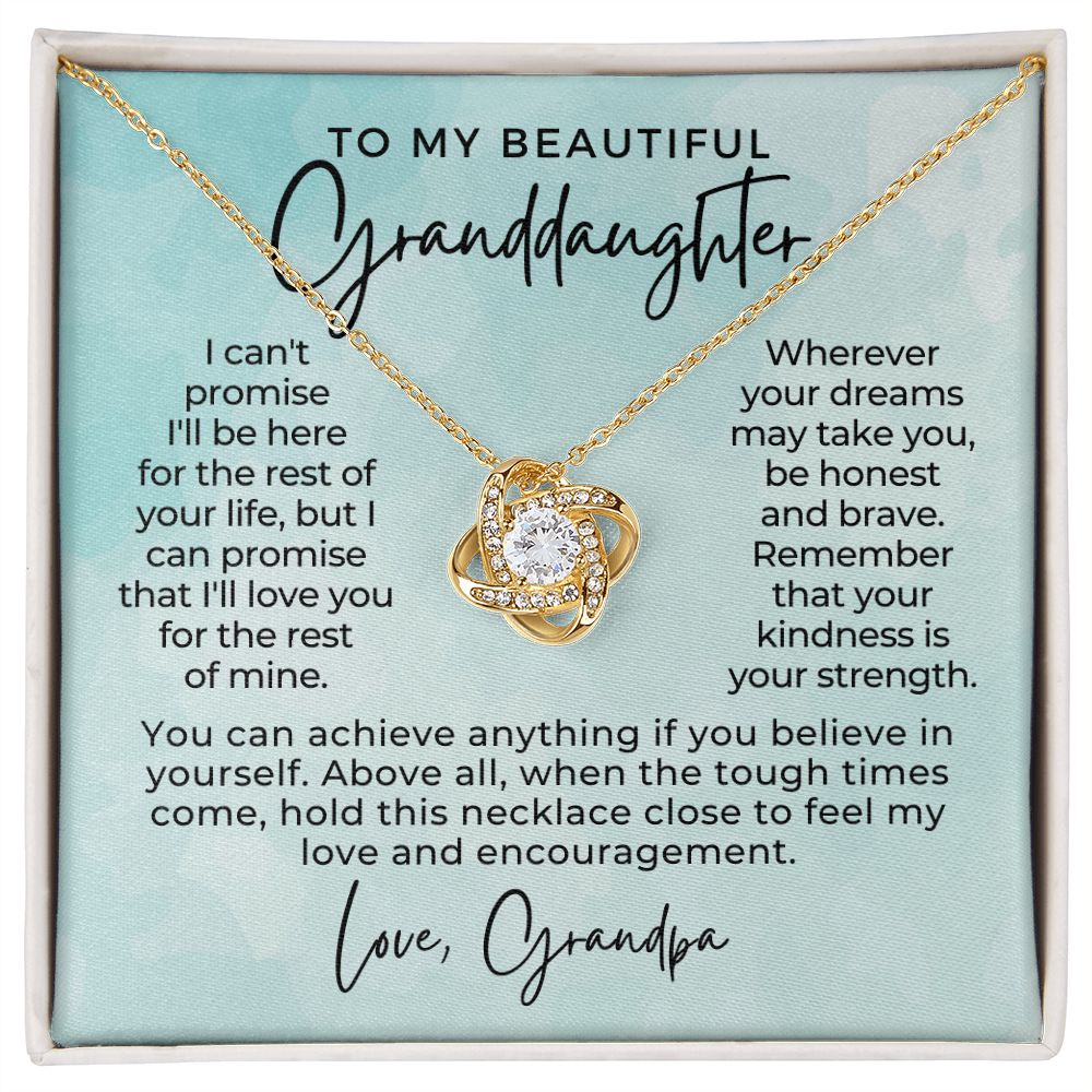 Granddaughter Gift | My Promise Necklace  0690T19