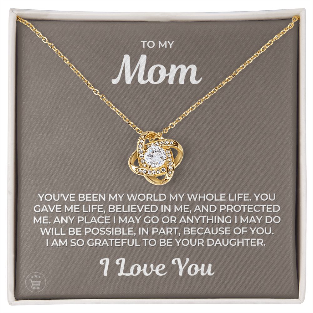 Gift For Mom | My World Necklace 0659T2