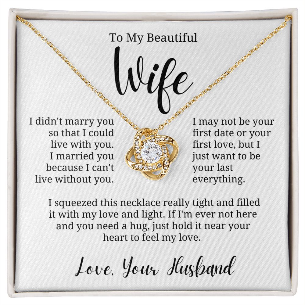 Gift For Wife | My Love Necklace 0769T1L
