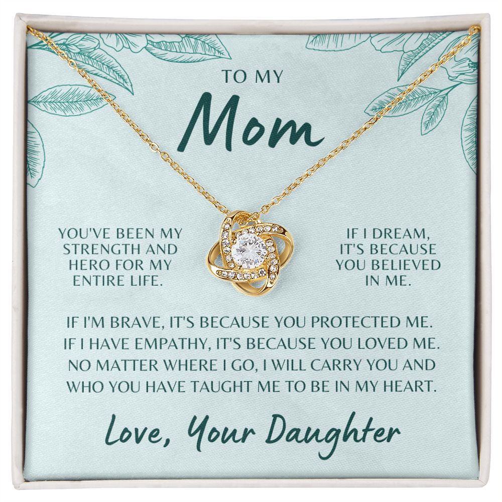 Gift For Mom | Because Of You Necklace 0658T10