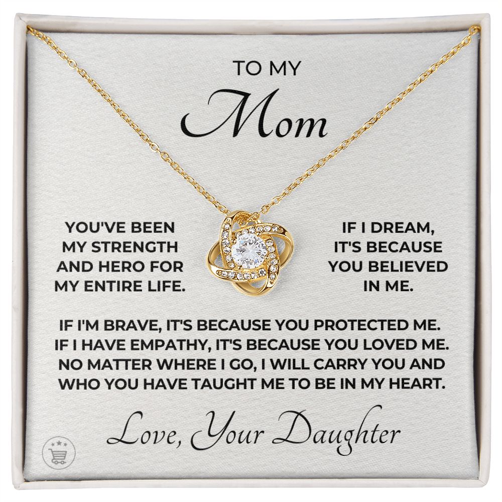 Gift For Mom | Because Of You Necklace 0658T1