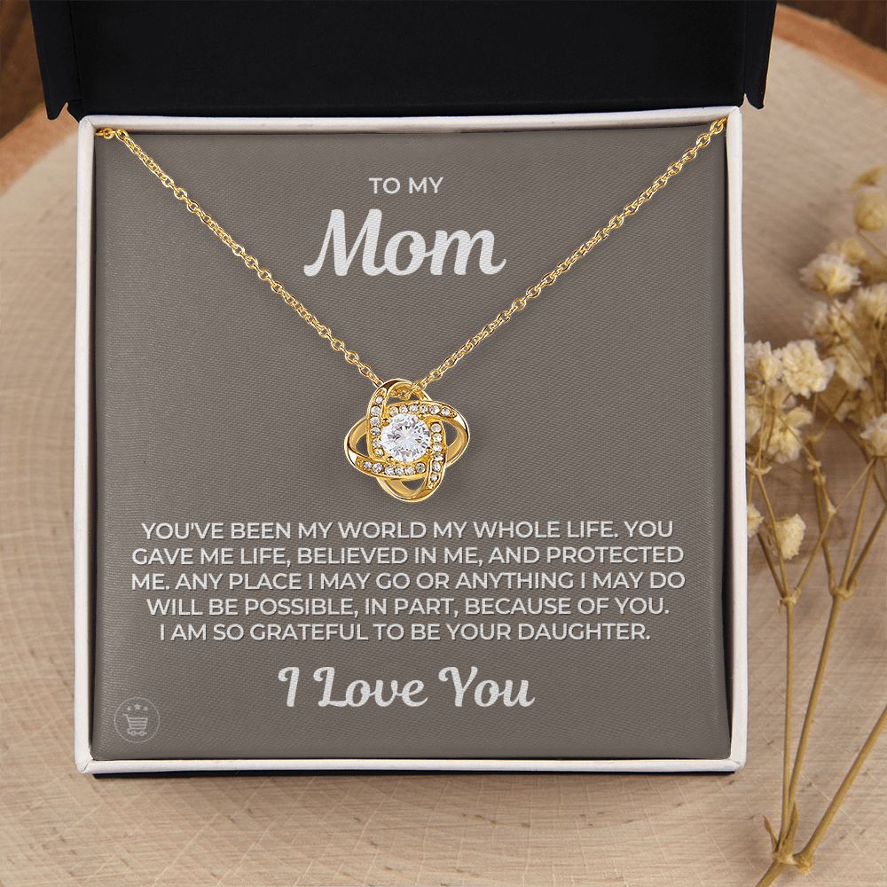 Gift For Mom | My World Necklace 0659T2
