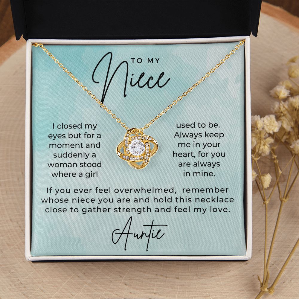 Niece Gift From Aunt | In My Heart Necklace 0631T23