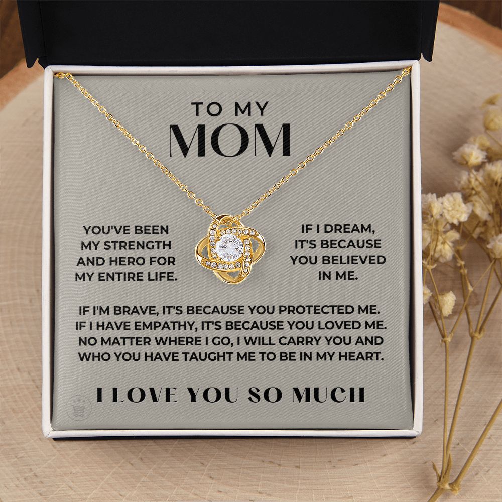 Gift For Mom | Because Of You Necklace 0657T3