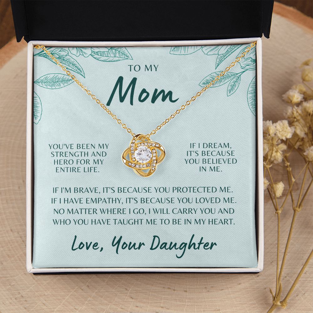 Gift For Mom | Because Of You Necklace 0658T10