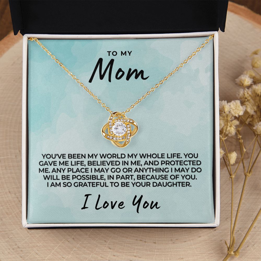 Gift For Mom | My World Necklace 0659T9