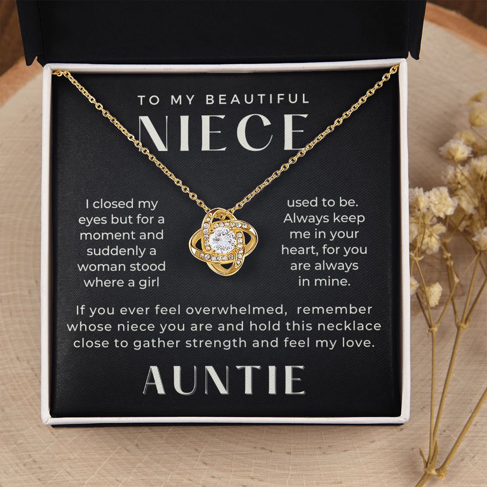 Niece Gift From Aunt | In My Heart Necklace 0631T22