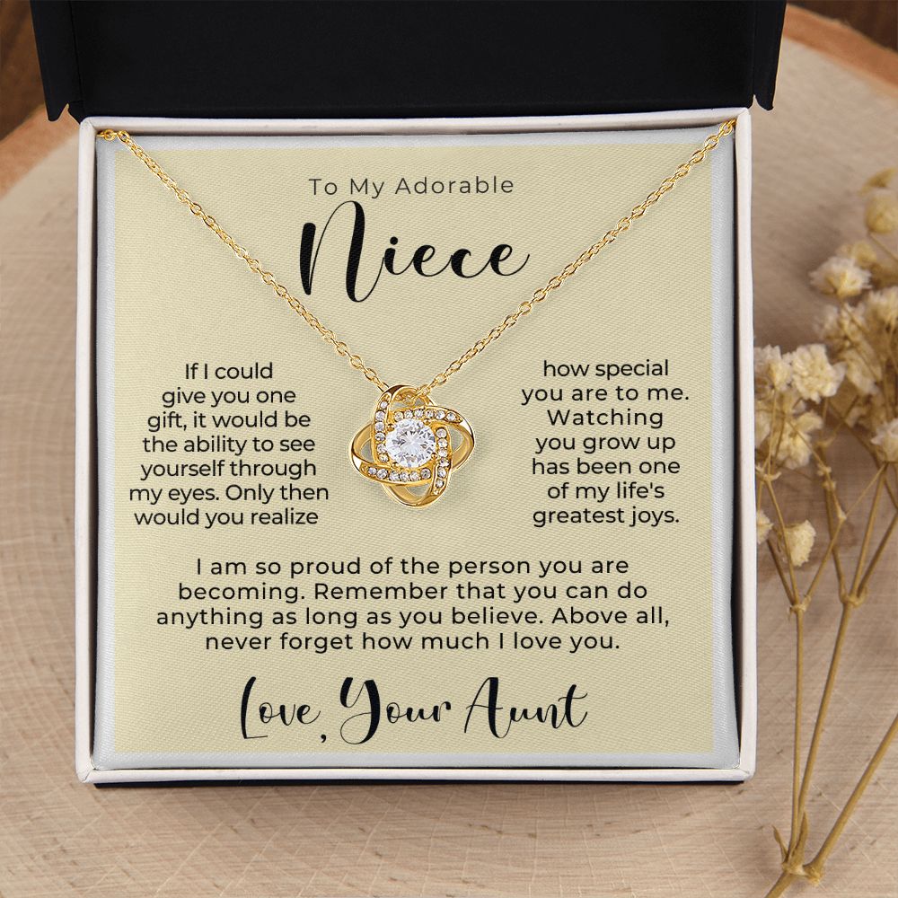 Niece Gift From Aunt | My Love Necklace 0581T19