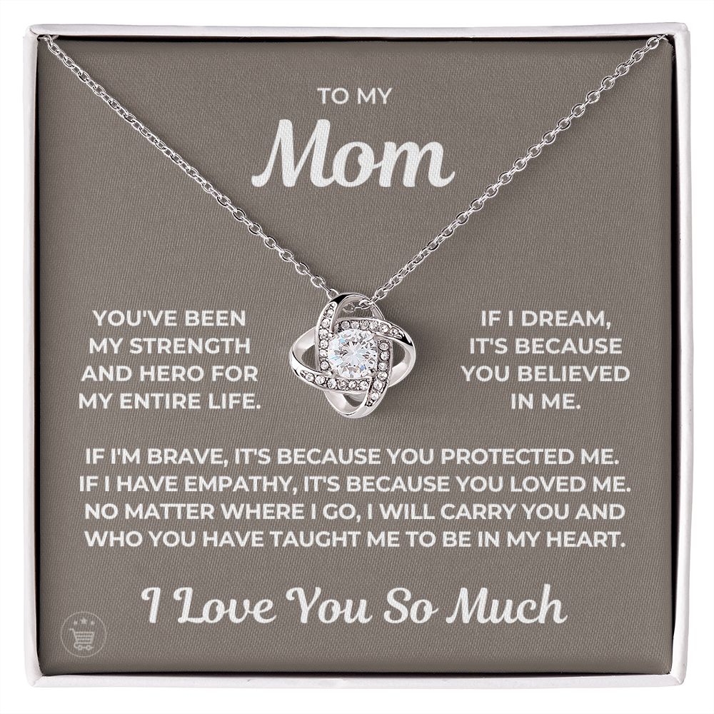 Gift For Mom | Because Of You Necklace 0657T2