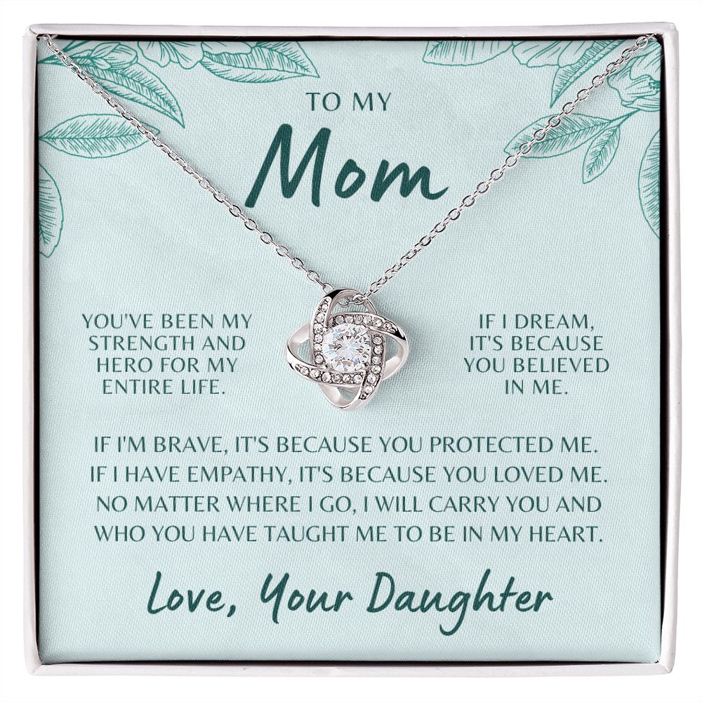 Gift For Mom | Because Of You Necklace 0658T10