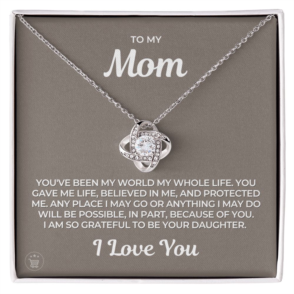 Gift For Mom | My World Necklace 0659T2