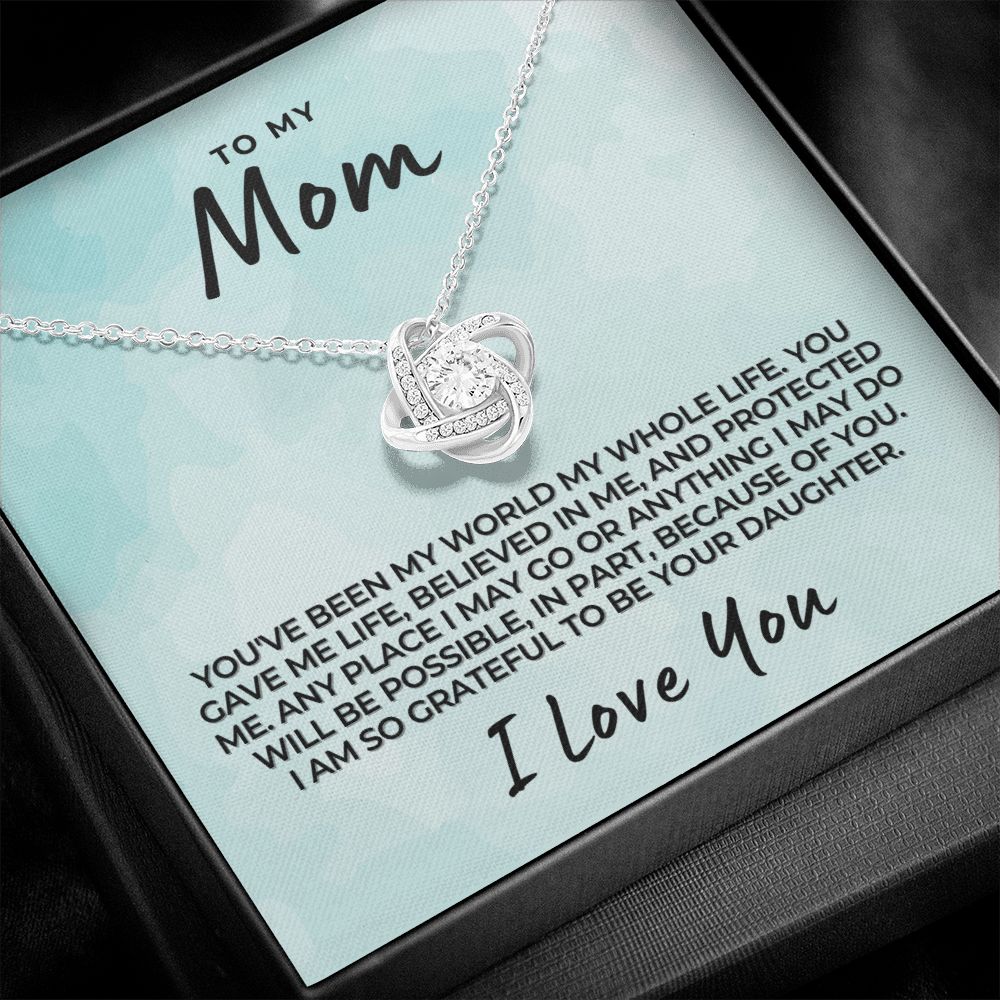 Gift For Mom | My World Necklace 0659T9