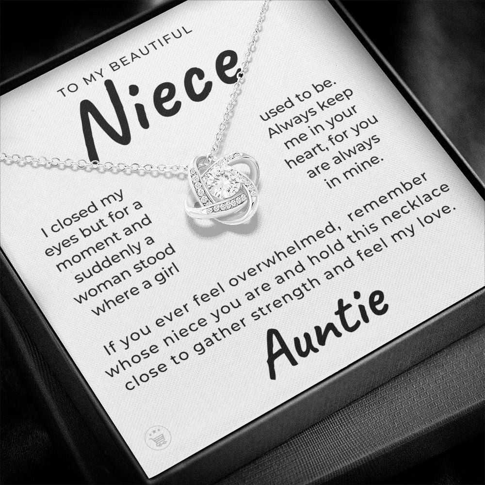 Niece Gift From Aunt | In My Heart Necklace 0631T18