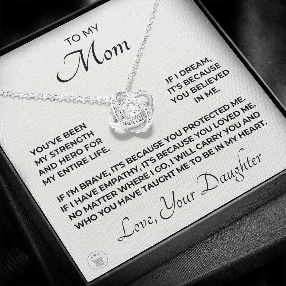 Gift For Mom | Because Of You Necklace 0658T1