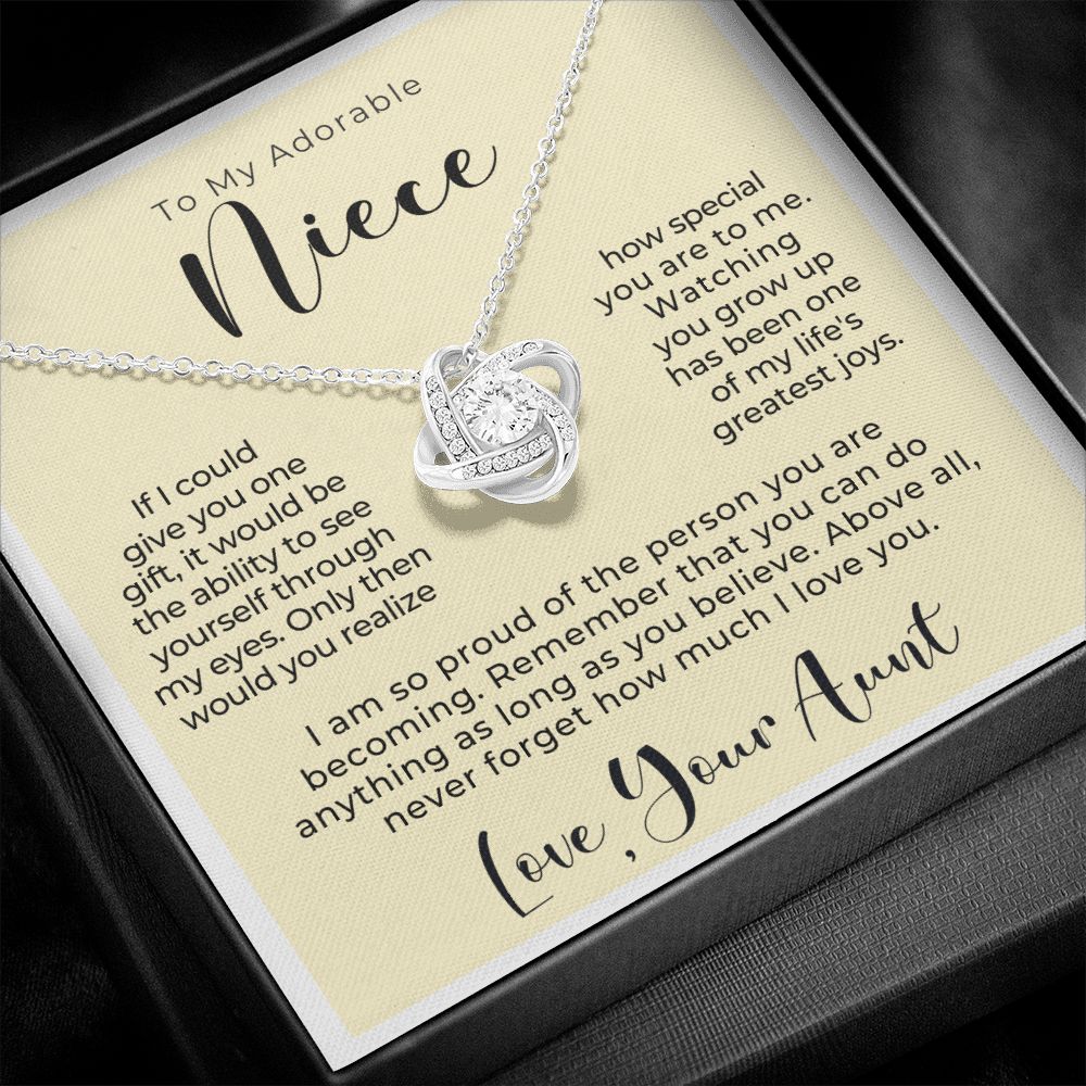 Niece Gift From Aunt | My Love Necklace 0581T19