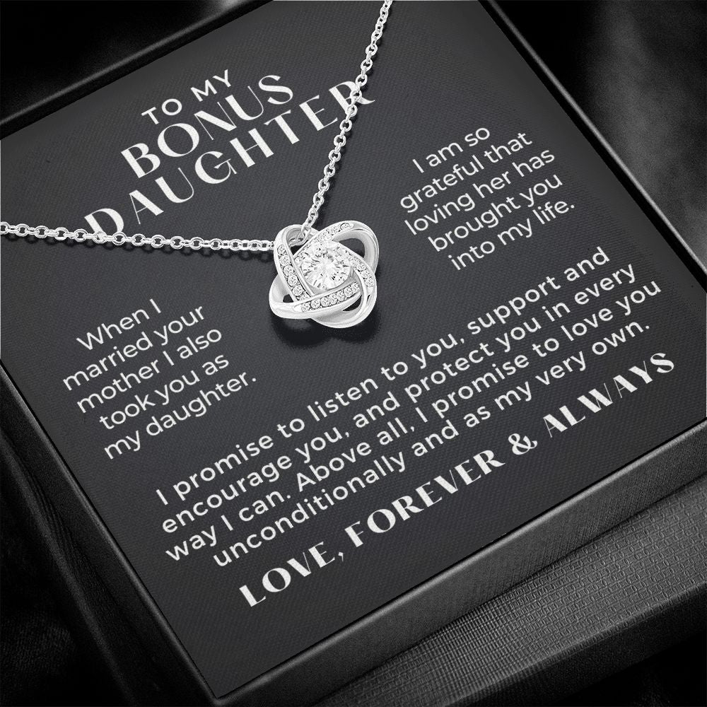 Stepdaughter Gift From Dad | Promise Necklace 0717T8