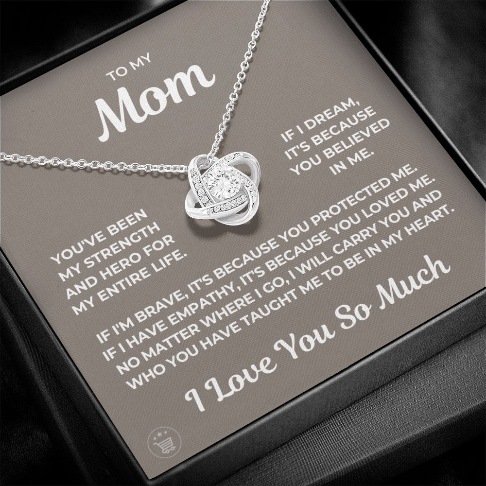 Gift For Mom | Because Of You Necklace 0657T2