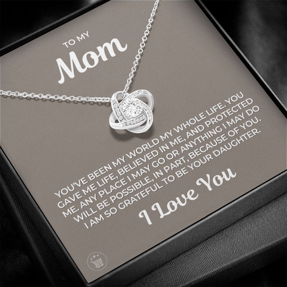 Gift For Mom | My World Necklace 0659T2