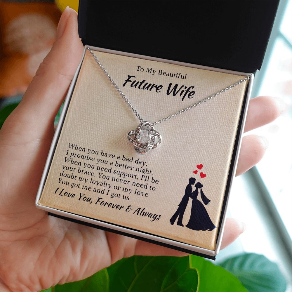 Future Wife, Mrs. Gift | I Love You Necklace 0733T3L