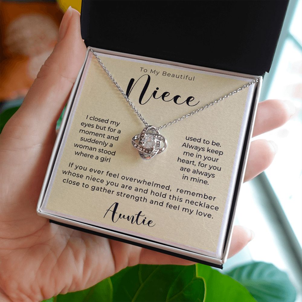 Niece Gift From Aunt | In My Heart Necklace 0631T19