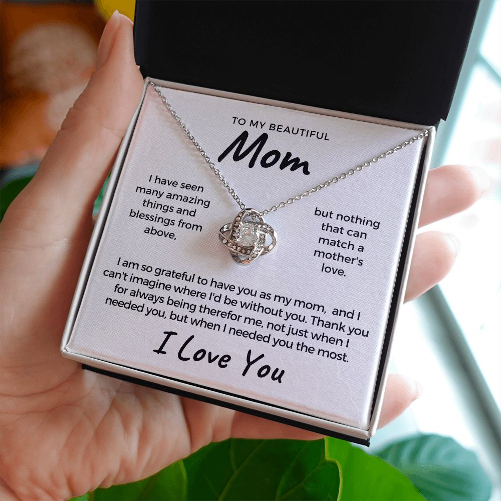 Gift For Mom | Thank You Mom Necklace 0683T15