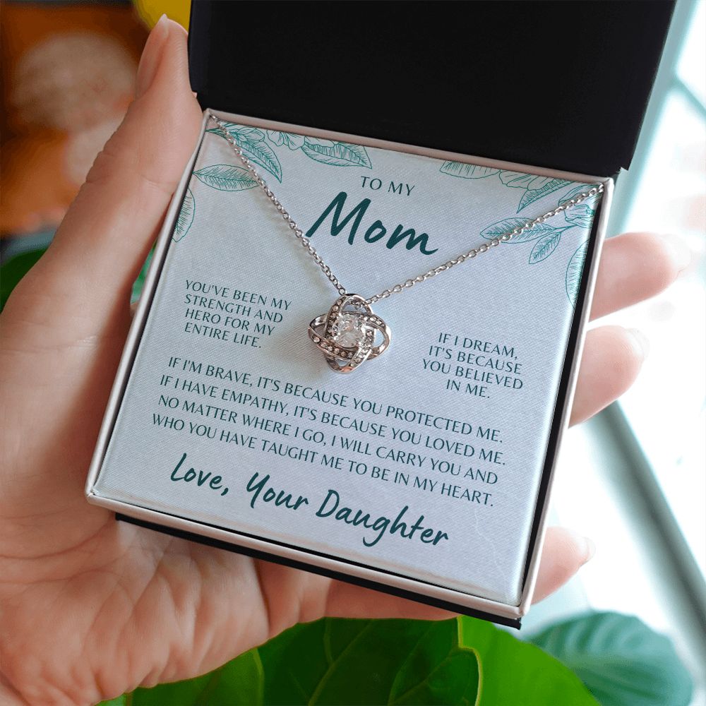 Gift For Mom | Because Of You Necklace 0658T10