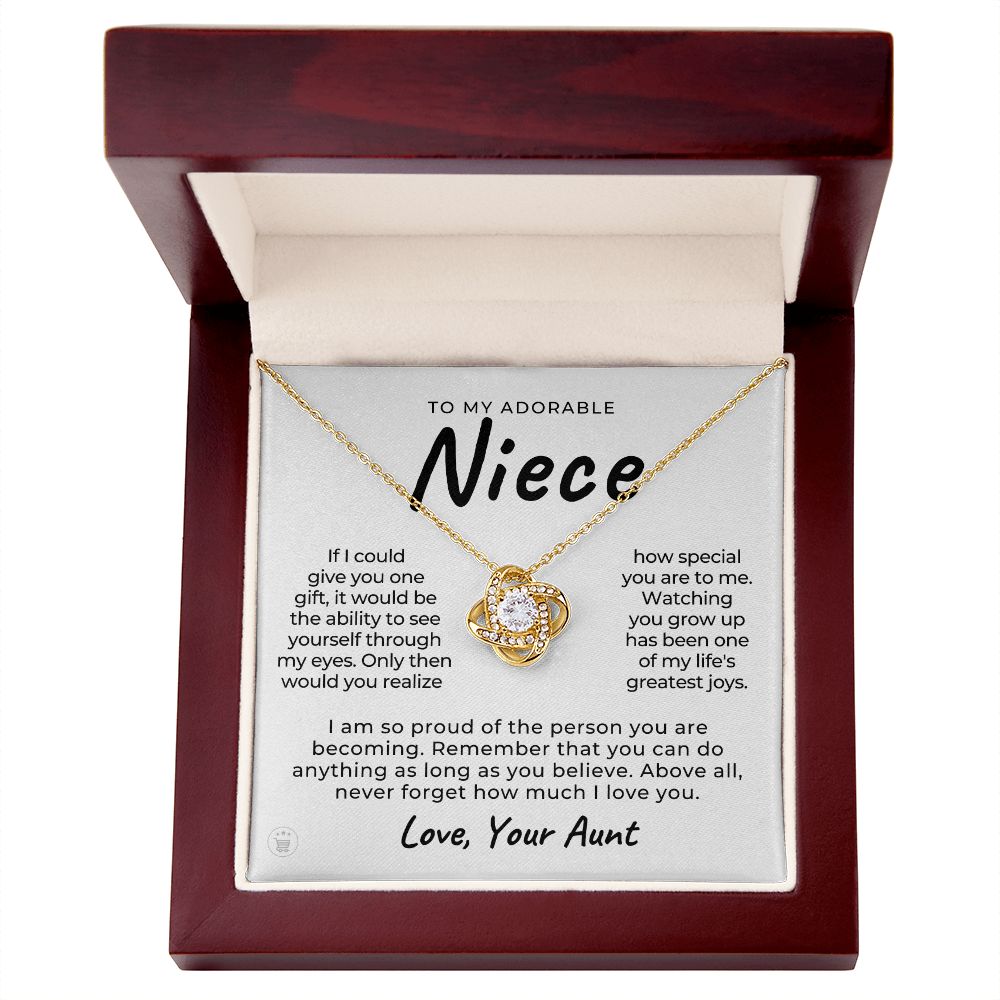 Niece Gift From Aunt | My Love Necklace 0581T18