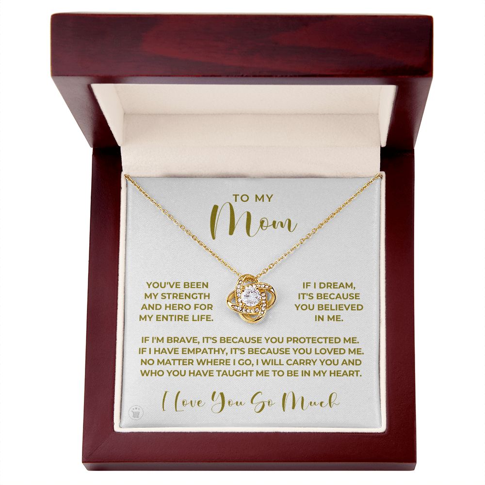 Gift For Mom | Because Of You Necklace 0657T5