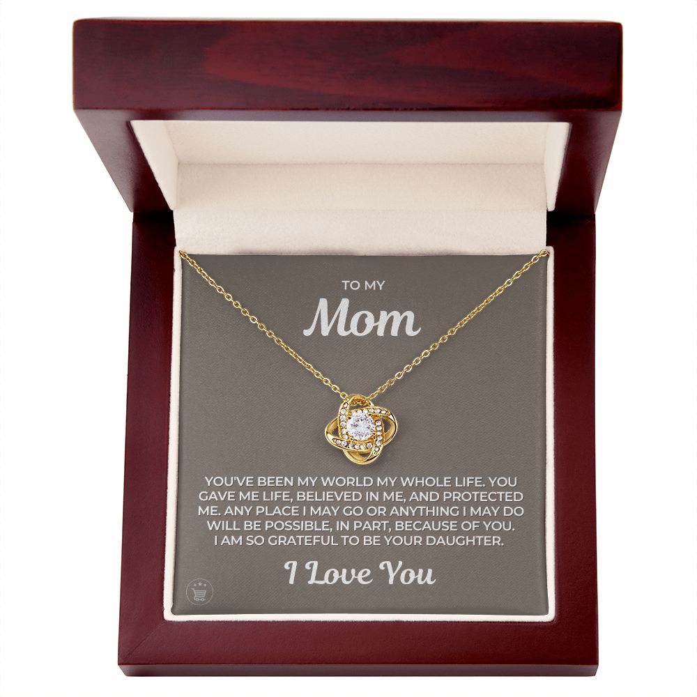 Gift For Mom | My World Necklace 0659T2