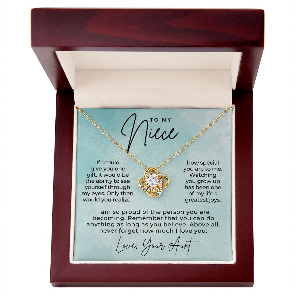 Niece Gift From Aunt | My Love Necklace 0581T23