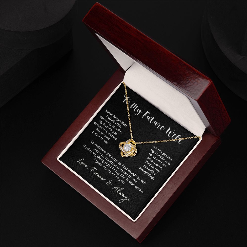 Future Wife, Mrs. Gift | My Heart Necklace 0778T1L