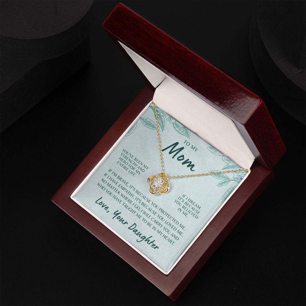 Gift For Mom | Because Of You Necklace 0658T10