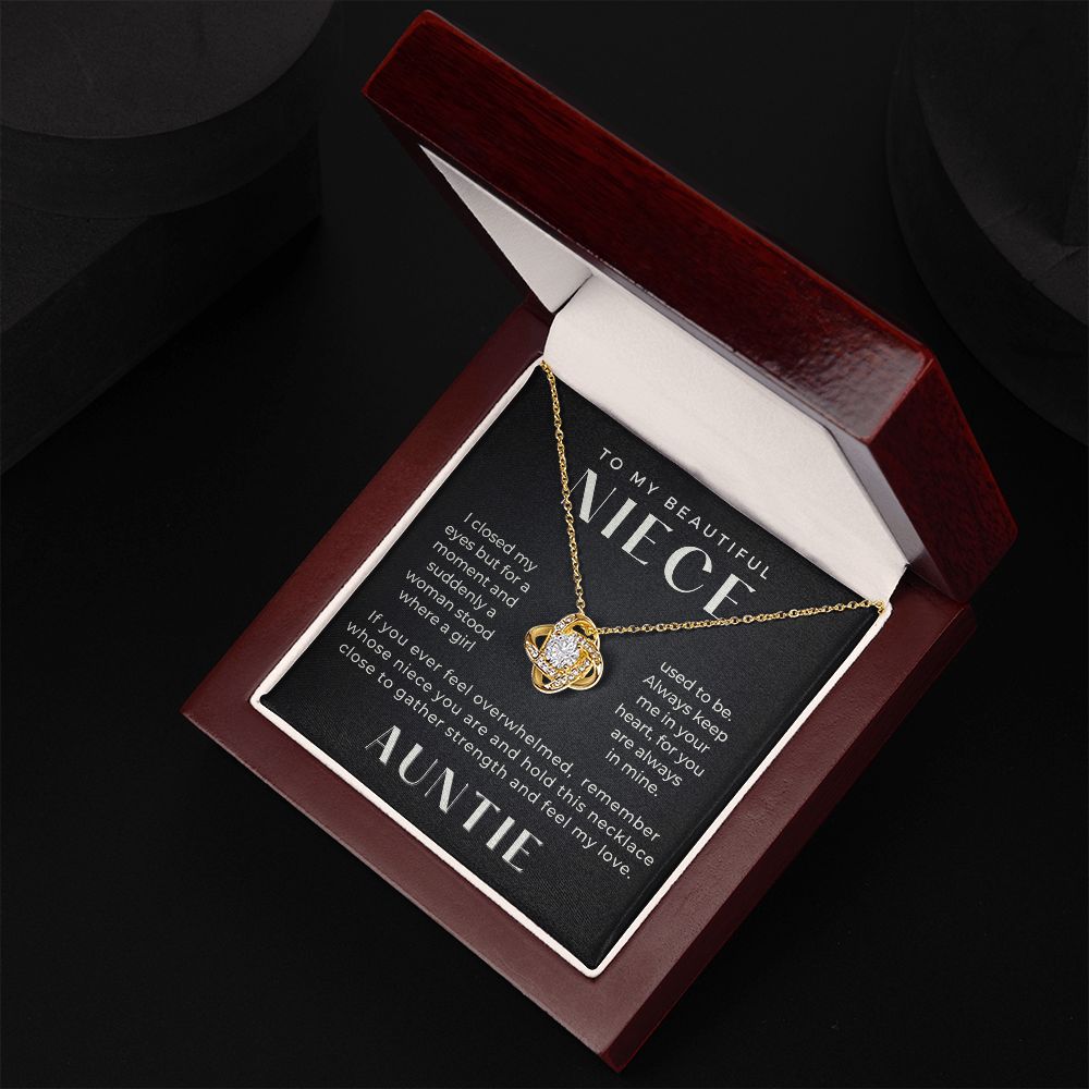 Niece Gift From Aunt | In My Heart Necklace 0631T22