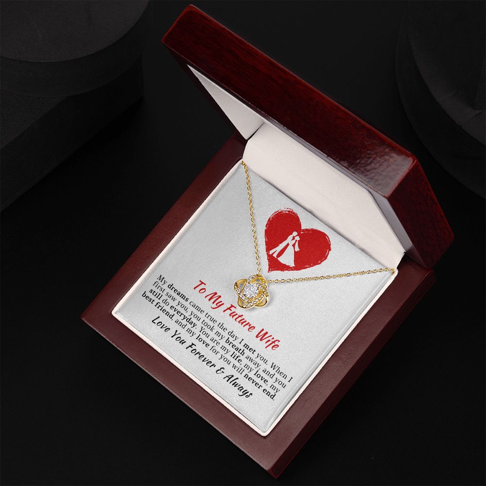 Future Wife, Mrs. Gift | Dreams Came True Necklace 0743T2L