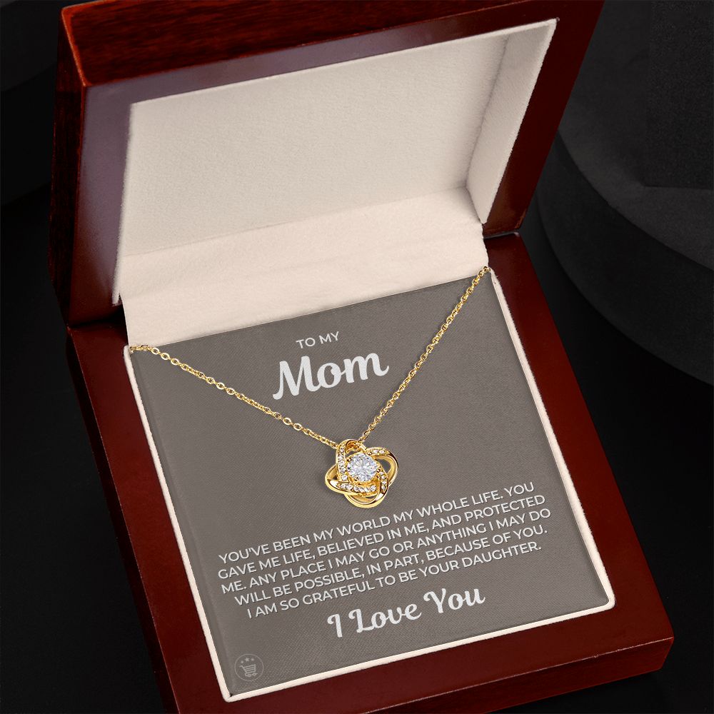 Gift For Mom | My World Necklace 0659T2