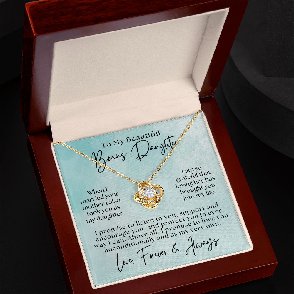Stepdaughter Gift From Dad | Promise Necklace 0717T9