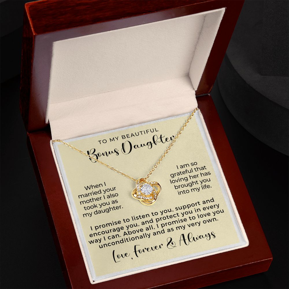 Stepdaughter Gift From Dad | Promise Necklace 0717T5