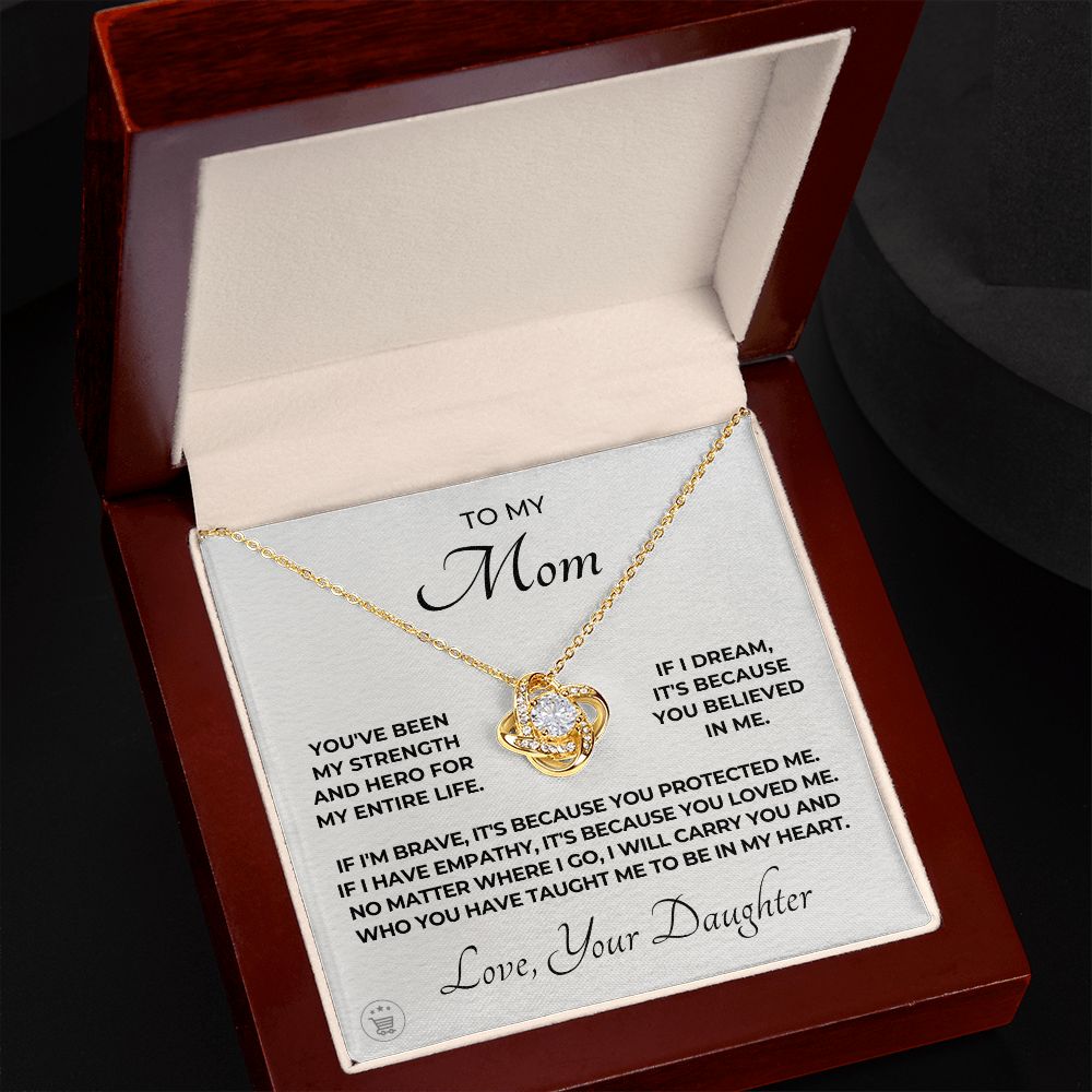 Gift For Mom | Because Of You Necklace 0658T1