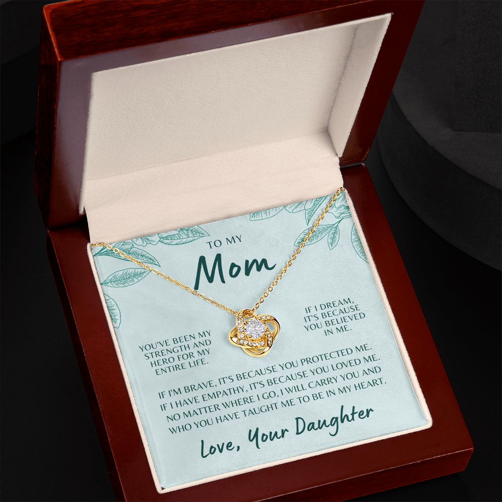 Gift For Mom | Because Of You Necklace 0658T10