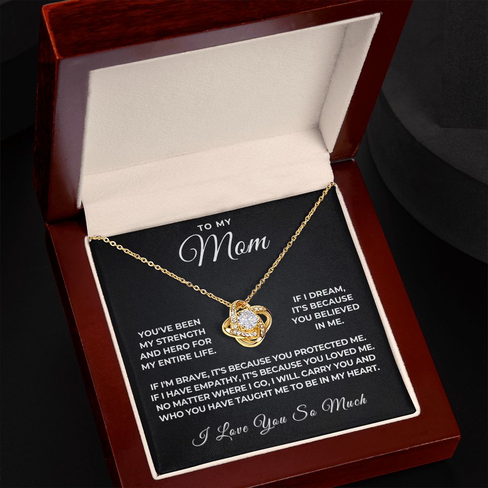 Gift For Mom | Because Of You Necklace 0657T4