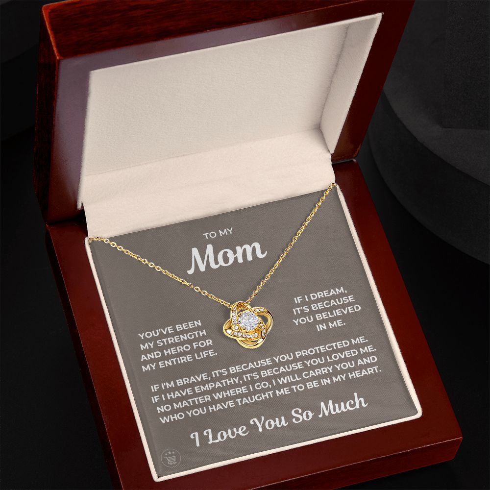 Gift For Mom | Because Of You Necklace 0657T2