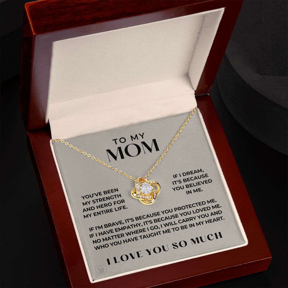 Gift For Mom | Because Of You Necklace 0657T3