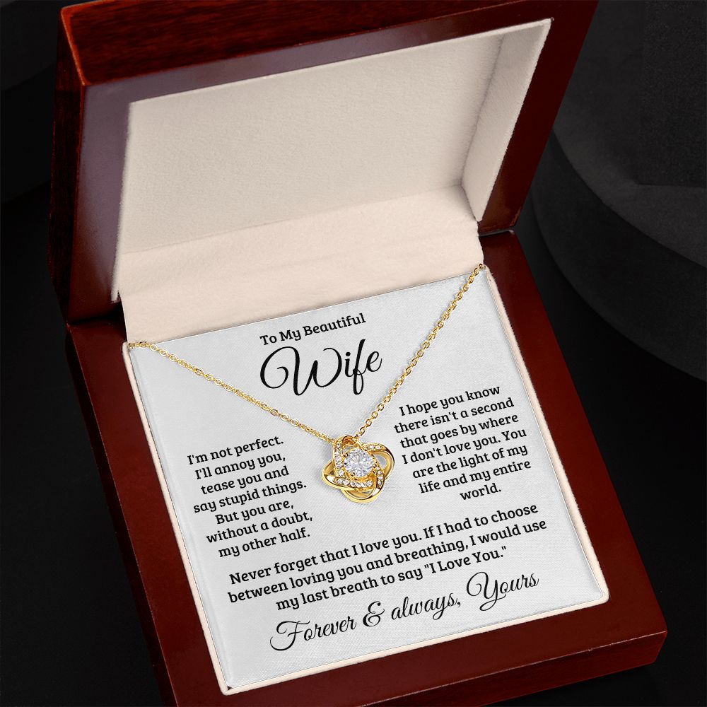 Gift For Wife | Never Forget That I Love You Necklace 0740T1L