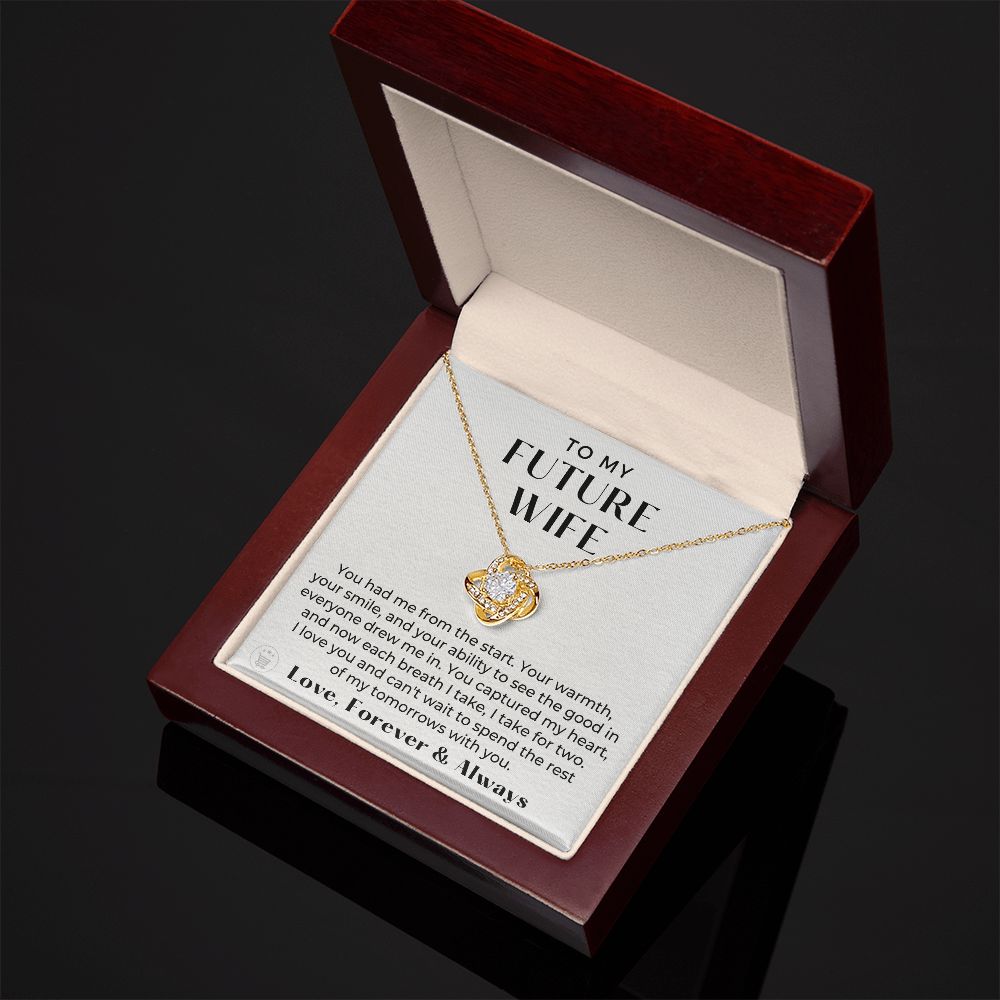 Future Wife, Mrs. Gift | Each Breath Necklace 0473T6-G
