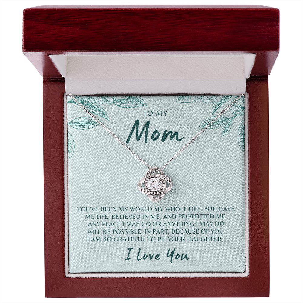 Gift For Mom | My World Necklace 0659T10