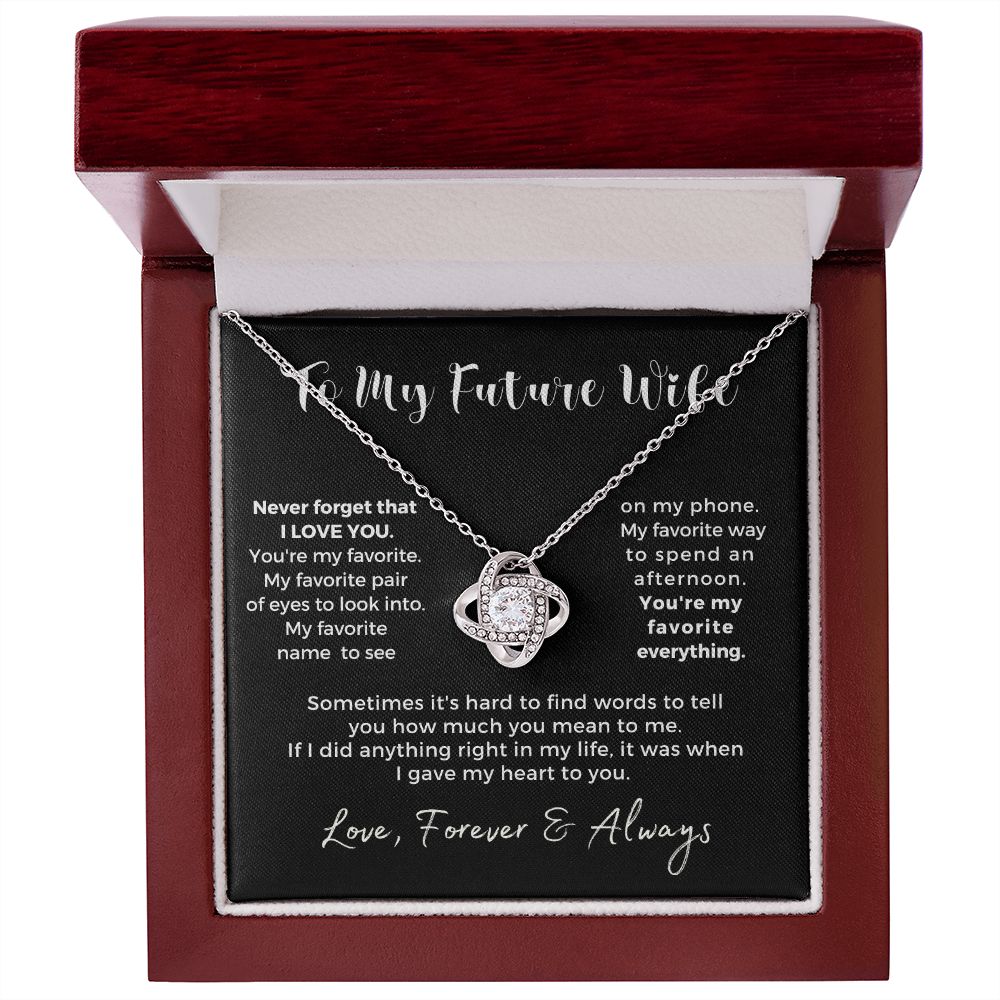 Future Wife, Mrs. Gift | My Heart Necklace 0778T1L