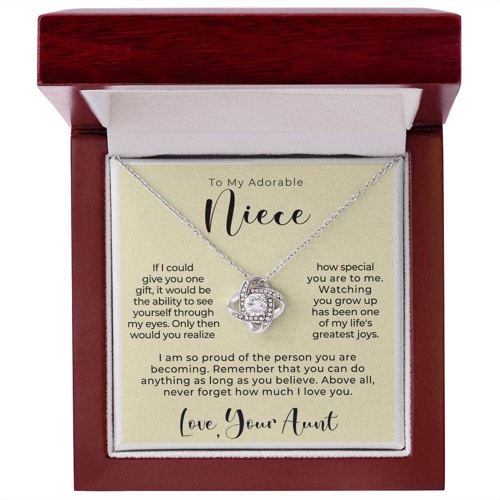 Niece Gift From Aunt | My Love Necklace 0581T19